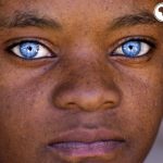 black people with blue eyes images