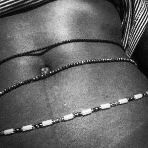 Waist beads African writers hq